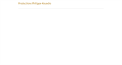 Desktop Screenshot of philippekouadio.com